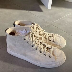 UGG Cream Colored Sneaker Boots
